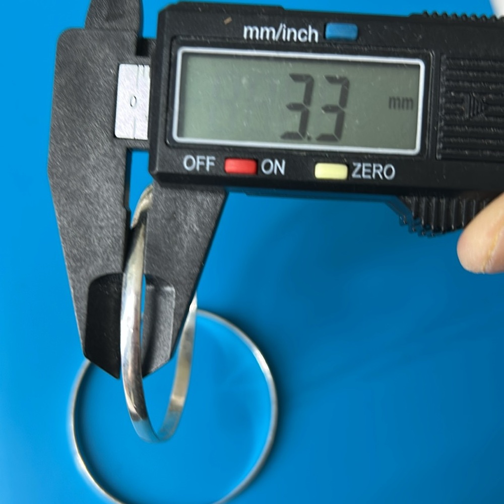 2” Diameter Sterling Silver Bangle Set - image 6